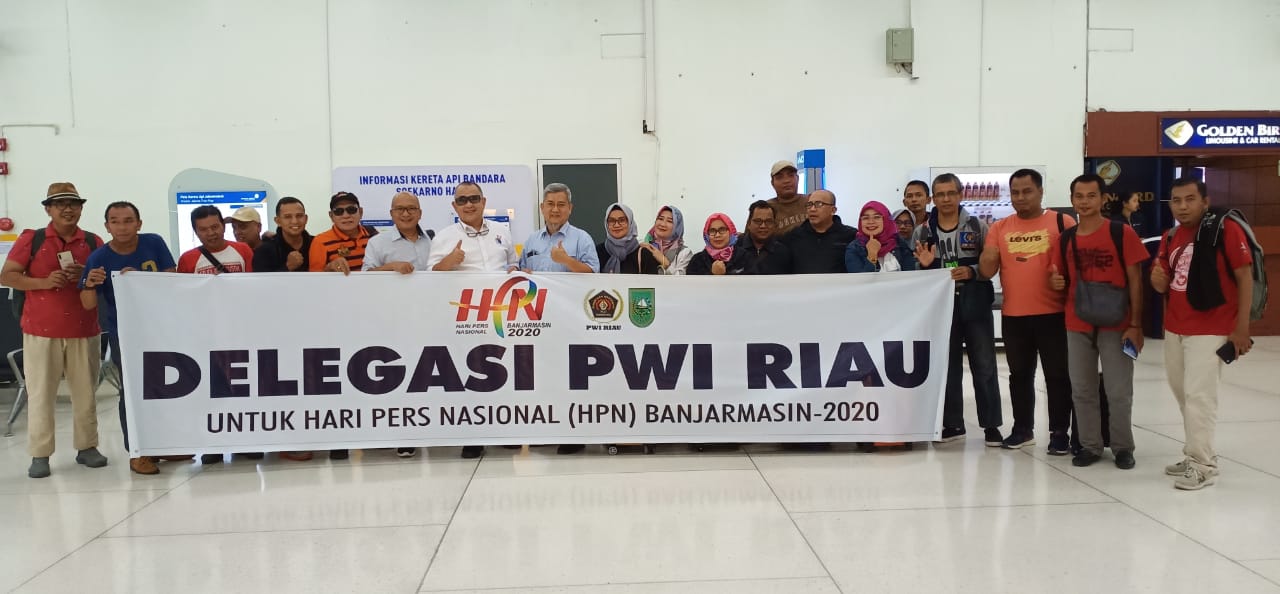 Lebih 70 Pengurus PWI se Riau Ramaikan HPN Banjarmasin