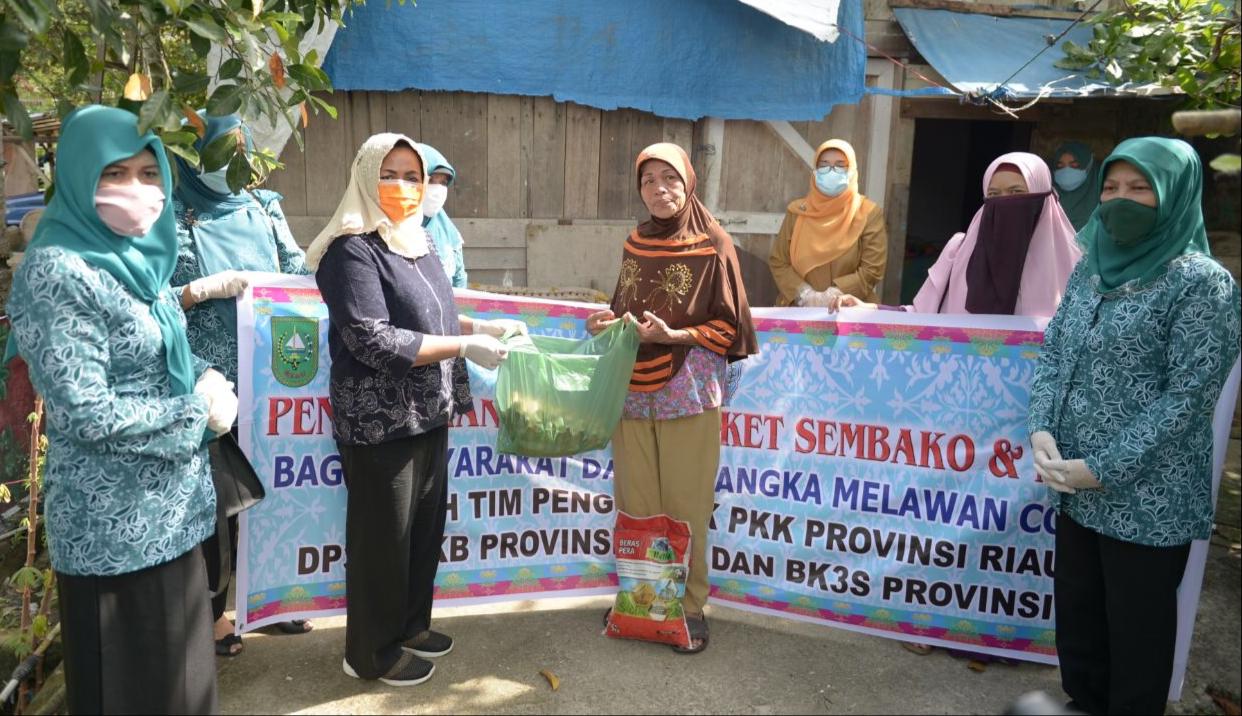 Bantu Atasi Kesulitan Warga, TP PKK Riau Turun Tangan