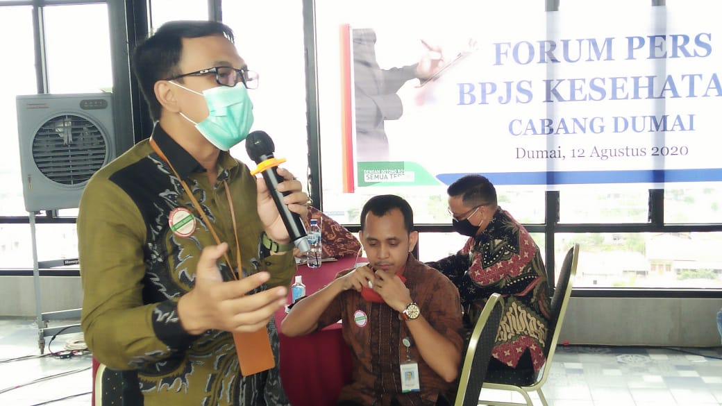 BPJS Kesehatan Dumai Luncurkan Program Relaksasi, Harie Wibhawa: Publikasi Media Sangat Dibutuhkan