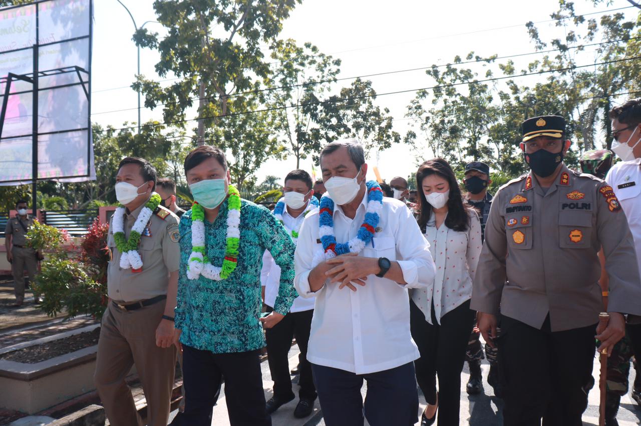 Polres Meranti Kerahkan 51 Personel Amankan Kunjungan Wamen ATR/Waka BPN RI
