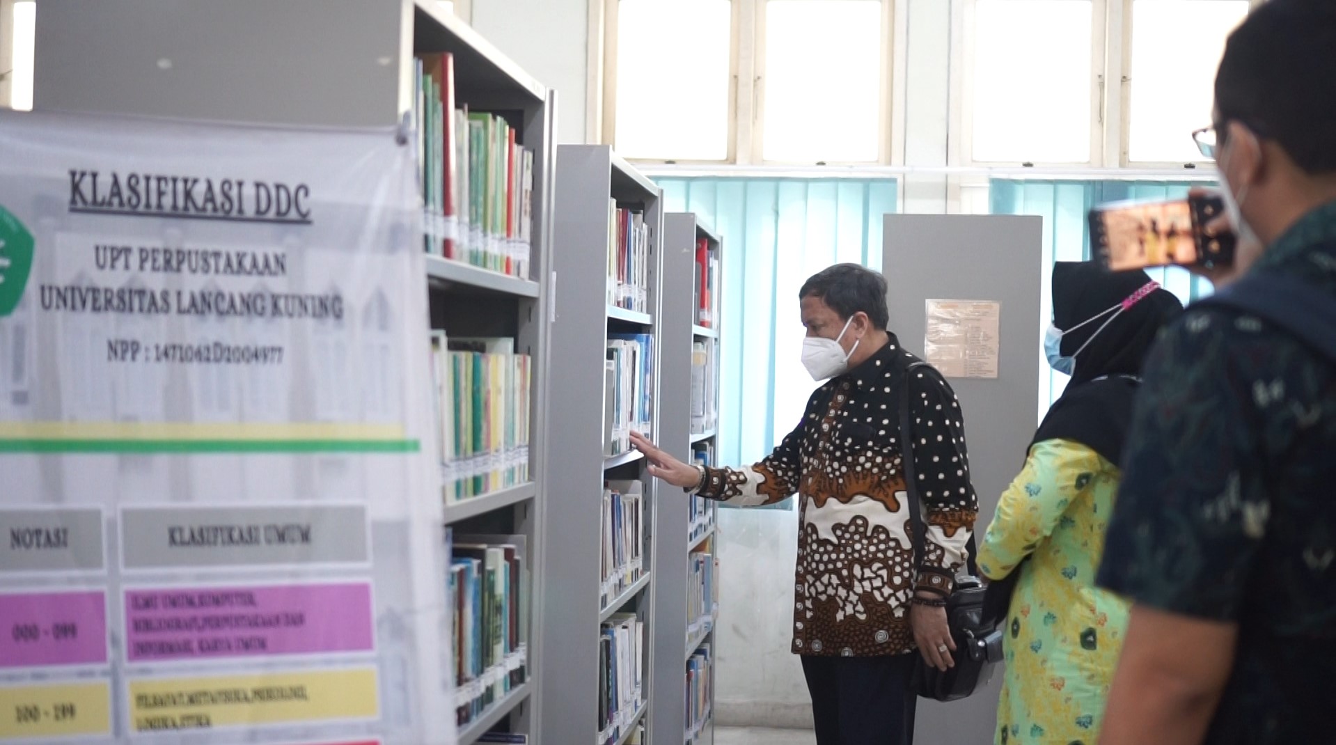 Tim Asesor Lembaga Akreditasi Perpustakaan Nasional RI Berkunjung ke Unilak