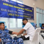 Hari Bakti TNI AU ke-76, Lanud RHF  Menggelar Berbagai Bakti Sosial