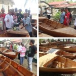 Rasno Serahkan Bantuan Sampan dan Mesin Untuk Nelayan di Kundur